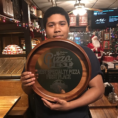 2017 best specialty pizza first place
