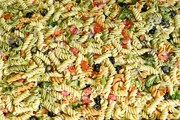 catering pasta salad